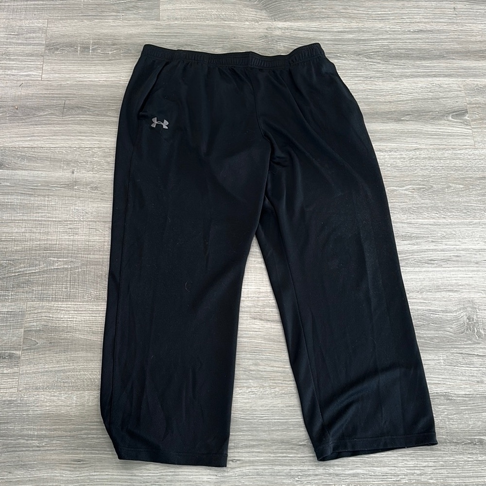 Under Armour Black Sweatpants Streamlined Performance Pants - Jersey Material
